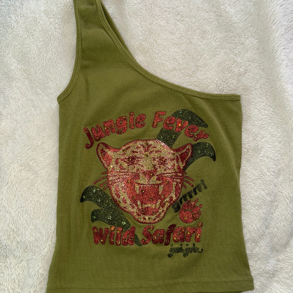 Joomi Joolz Vintage Green Safari Tank Top